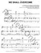 We Shall Overcome piano sheet music cover